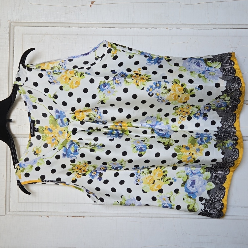 Notations Sleeveless Blouse | Women's Size XL